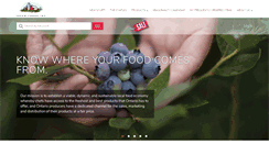Desktop Screenshot of 100kmfoods.com