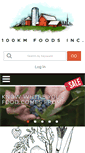 Mobile Screenshot of 100kmfoods.com